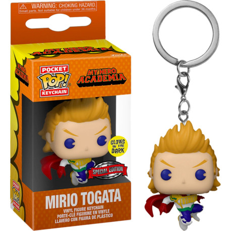 Porte-clé - Pocket Pop! Keychain - My Hero Academia - Mirio Togata (GITD) - Funko