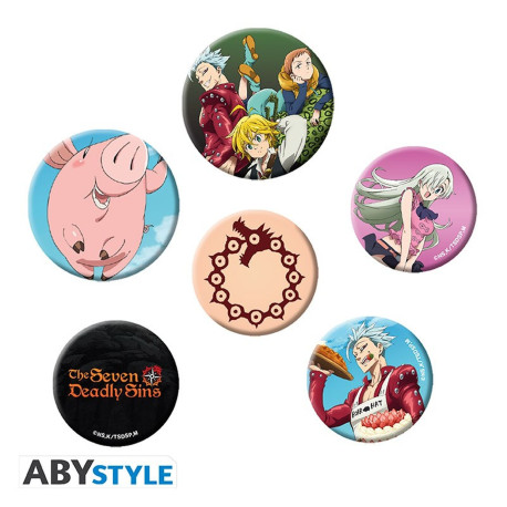 Badge - The Seven Deadly Sins - Mix - ABYstyle