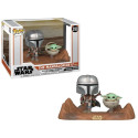 Figurine - Pop! Star Wars - The Mandalorian - Mandalorian with the Child - N° 390 - Funko