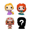 Pack de 4 Figurines - Bitty Pop! Disney - Princesse Raiponce - N° 223 324 417 - Funko