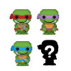 Pack de 4 Figurines - Bitty Pop! Les Tortues Ninja - 8-bit - N° 06 05 04 - Funko