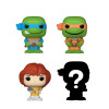 Pack de 4 Figurines - Bitty Pop! Les Tortues Ninja - Leonardo - N° 63 62 140 - Funko