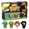 Pack de 4 Figurines - Bitty Pop! Les Tortues Ninja - Leonardo - N° 63 62 140 - Funko