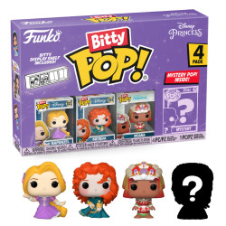 Pack de 4 Figurines - Bitty Pop! Disney - Princesse Raiponce - N° 223 324 417 - Funko