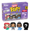 Pack de 4 Figurines - Bitty Pop! Disney - Princesse Ariel - N° 563 166 224 - Funko