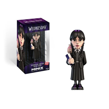 Figurine - Mercredi - Minix - Mercredi Addams avec la Chose TV Series 123