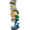 Figurine - Gaston Lagaffe - Gaston portant une pile de livres - Plastoy