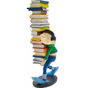 Figurine - Gaston Lagaffe - Gaston portant une pile de livres - Plastoy