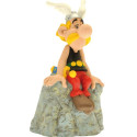 Tirelire - Astérix - Astérix sur rocher - 14 cm - Plastoy