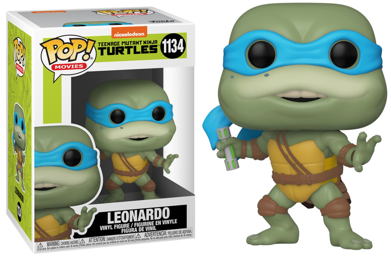 Pop Movies Teenage Mutant Ninja Turtles Leonardo N 1134 Funko