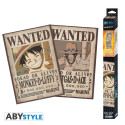 Set de 2 Posters - One Piece - Wanted Luffy & Ace - 52 x 35 cm - ABYstyle