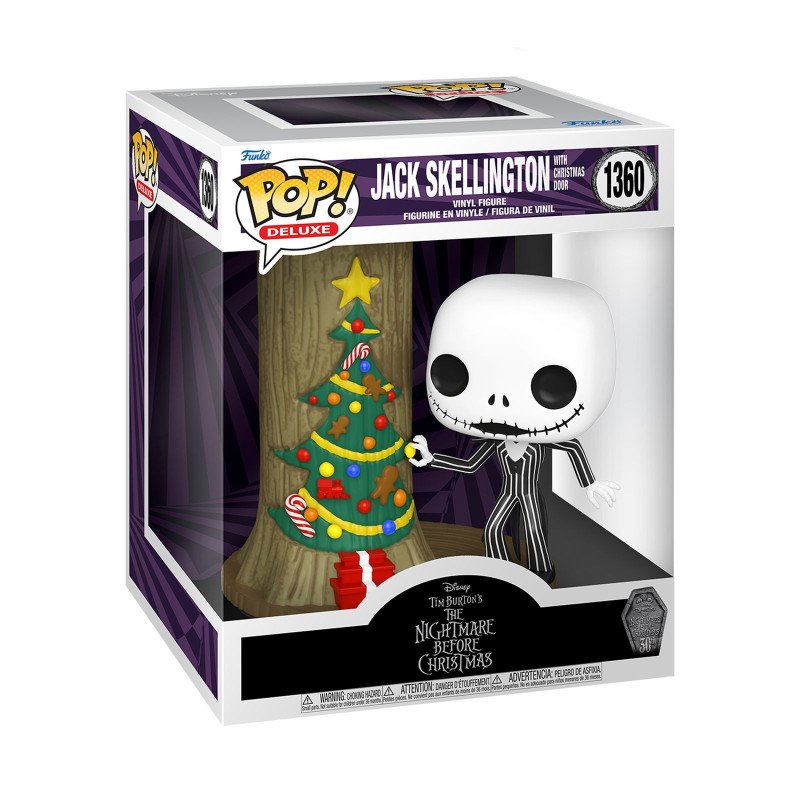 Figurine Pop L'étrange Noël de M. Jack [Disney] #809 pas cher : Jack  Skellington avec Zero (Black Light) - 25 cm