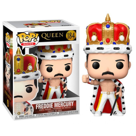 Figurine - Pop! Rocks - Queen - Freddie Mercury - N° 184 - Funko