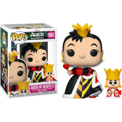 Figurine - Pop! Disney - Alice au pays des Merveilles - Queen with King - Funko