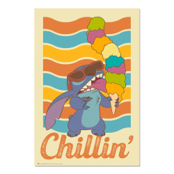 Poster - Disney - Lilo & Stitch - Chillin's - 61 x 91 cm - Grupo Erik