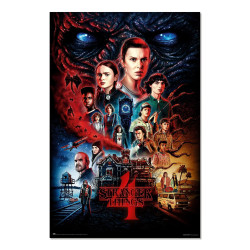 Poster - Stranger Things - Maison de Vecna - 61 x 91 cm - Grupo Erik