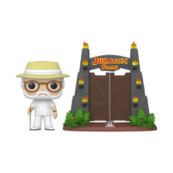 Figurine - Pop! Town - Jurassic Park - John Hammond with Gates - N° 30- Funko