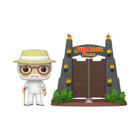 Figurine - Pop! Town - Jurassic Park - John Hammond with Gates - N° 30- Funko
