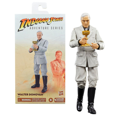 Figurine - Indiana Jones - Adventure Series - Walter Donovan (La Dernière Croisade) - Hasbro