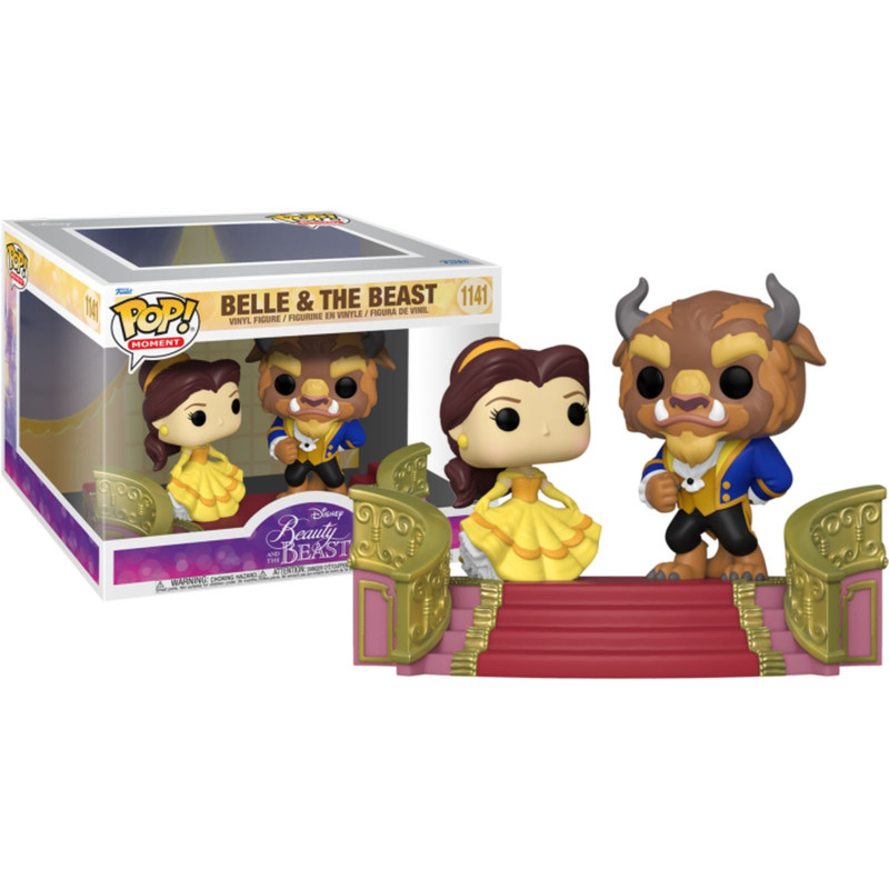 Figurine Pop La Belle et la Bête [Disney] #1141 pas cher : Belle et la Bête  - Pop Moment