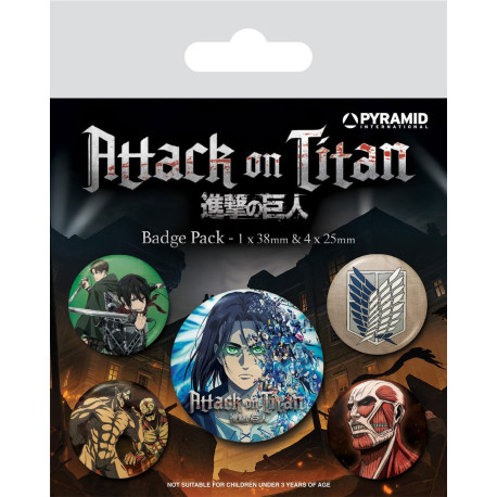 Badge - L'Attaque des Titans - Saison 4 - Pyramid International