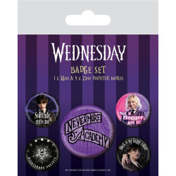 Badge - Mercredi - Wednesday Nevermore - Pyramid International