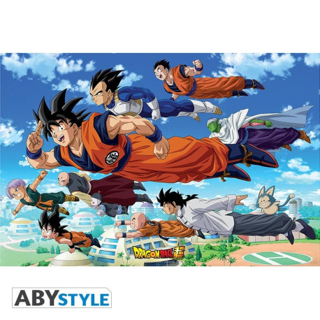 Poster - Dragon Ball Super - Groupe Goku - 91.5 x 61 cm - ABYstyle