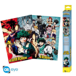 Set de 2 Posters - My Hero Academia - Artworks - 52 x 38 cm - ABYstyle