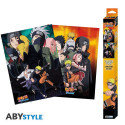 Set de 2 Posters - Naruto Shippuden - Ninjas - 52 x 38 cm - ABYstyle