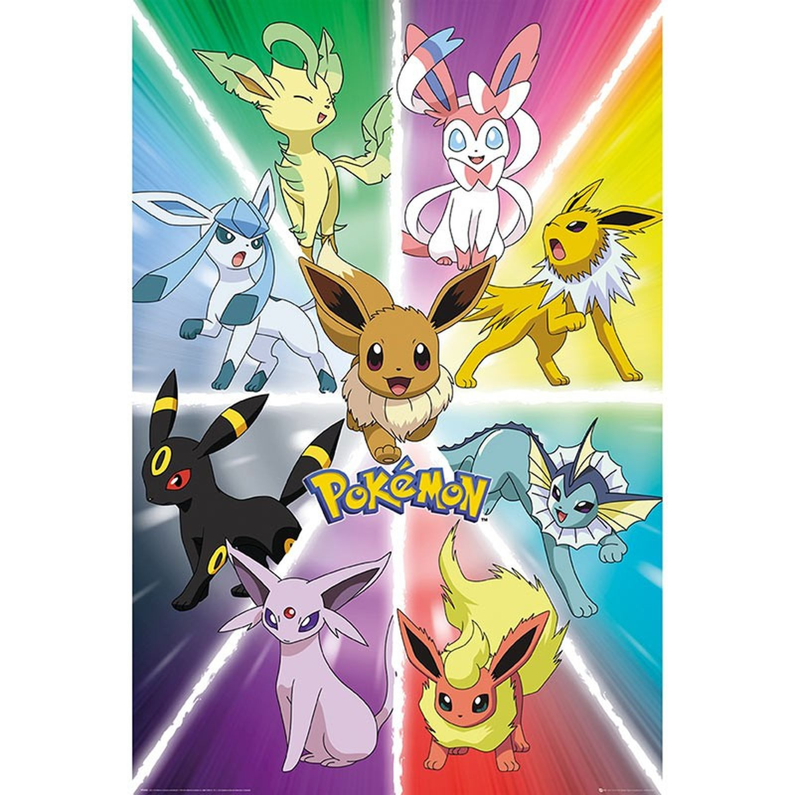 Porte Carte Pokémon Évoli et ses Évolutions - Boutique Pokemon