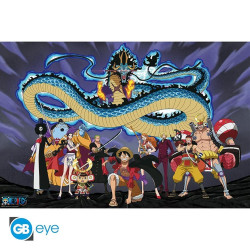 Poster - One Piece - L'équipage contre Kaido - 91.5 x 61 cm - GBeye