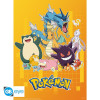 Set de 2 Posters - Pokémon - Personnages colorés - 52 x 38 cm - GB eye