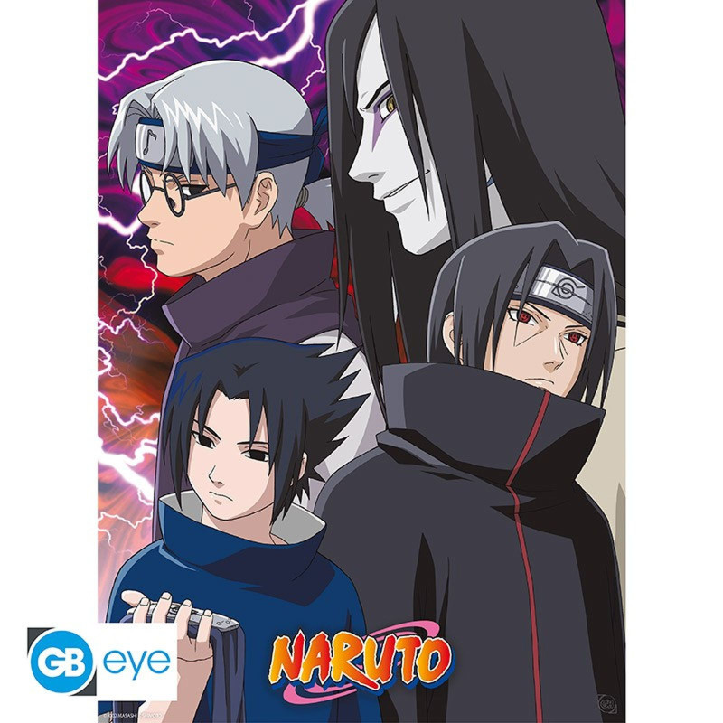 Set de 2 Posters Naruto Shippuden Konoha Déserteurs 52x 38 cm ABYstyle