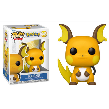 Figurine - Pop! Games - Pokémon - Raichu - N° 645 - Funko