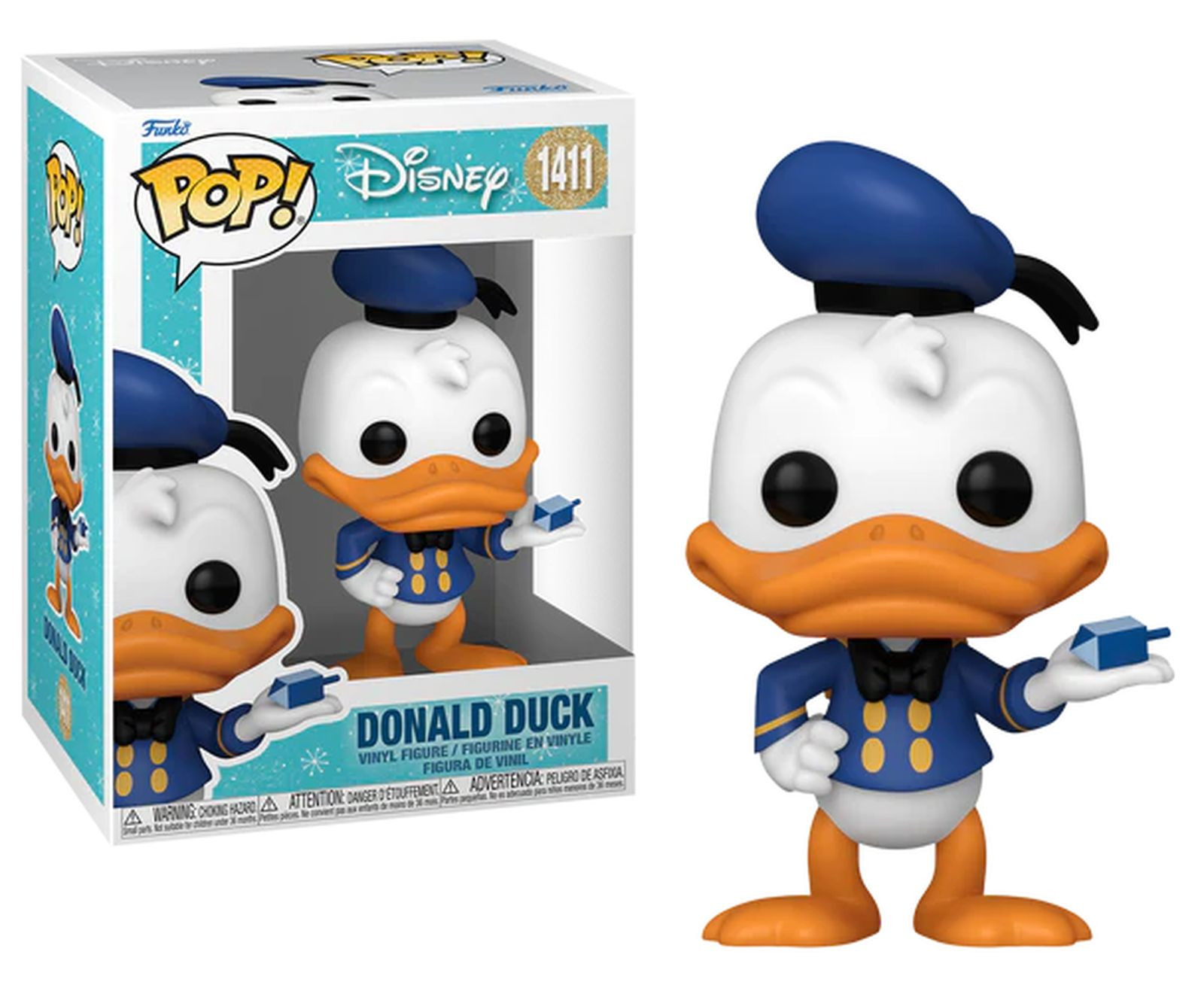 Figurine - Pop! Disney - Holiday Donald Duck - N° 1411 - Funko
