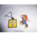 Porte-Clé - Nintendo - Super Mario Bros. - Mystery Cube + Sticker - TOMY