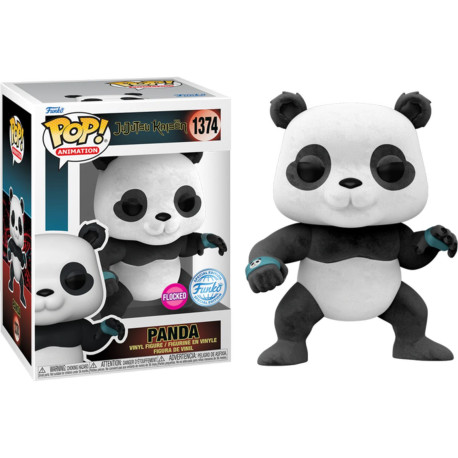 Figurine - Pop! Animation - Jujutsu Kaisen - Panda (Flocked) - N° 1374 - Funko