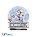 Figurine 2D - One Piece - Acryl - Luffy Gear 5th Le guerrier de la libération - ABYstyle