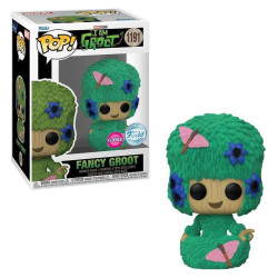 Figurine - Pop! Marvel - I am Groot - Fancy Groot (Flocked) - N° 1191 - Funko