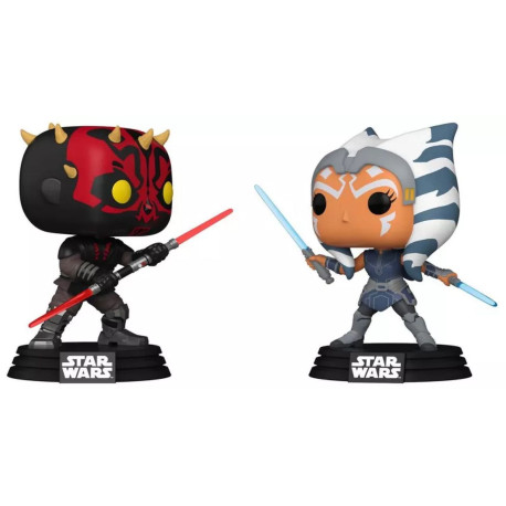 Figurine - Pop! Star Wars - Darth Maul vs Ahsoka - Vinyl - Funko