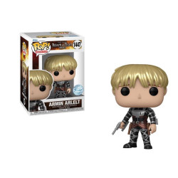 Figurine - Pop! Animation - L'Attaque des Titans - Armin Arlelt (Metallic) - N° 1447 - Funko