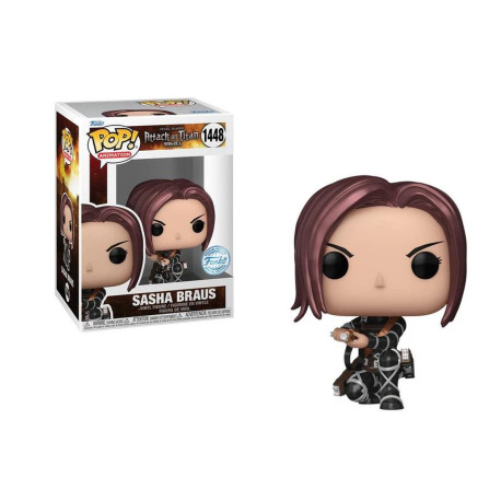 Figurine - Pop! Animation - L'Attaque des Titans - Sasha Braus (Metallic) - N° 1448 - Funko