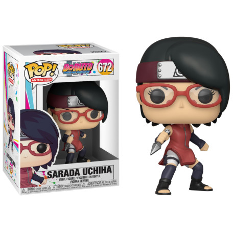 Figurine - Pop! Animation - Boruto - Sarada Uchiha - N° 672 - Funko