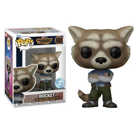Figurine - Pop! Marvel - Les Gardiens de la Galaxie vol.3 - Rocket - N° 1211 - Funko
