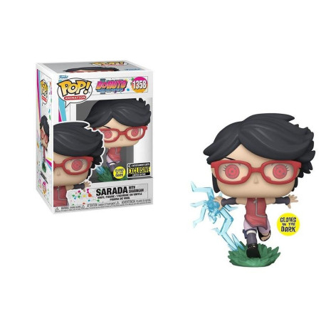 Figurine - Pop! Animation - Boruto - Sarada with Sharingan (GITD) - N° 1358 - Funko