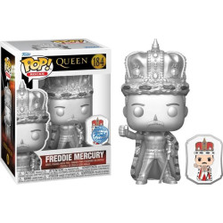 Figurine - Pop! Rocks - Queen - Freddie Mercury with Pin - N° 184 - Funko