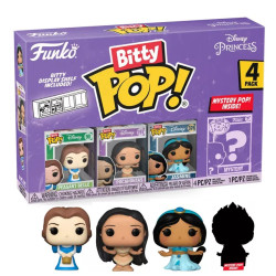 Pack de 4 Figurines - Bitty Pop! Disney - Princesse Belle - N° 90 197 326 - Funko