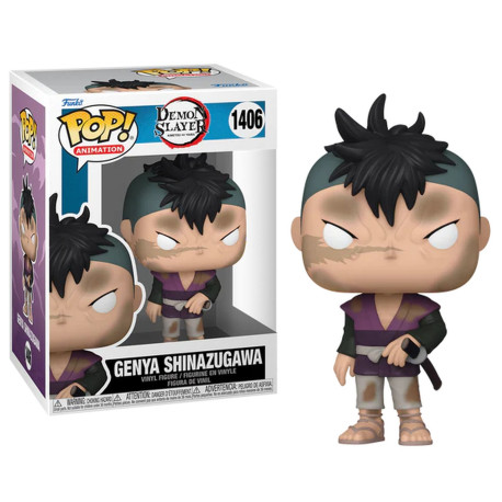 Figurine - Pop! Animation - Demon Slayer - Genya Shinazugawa - N° 1406 - Funko