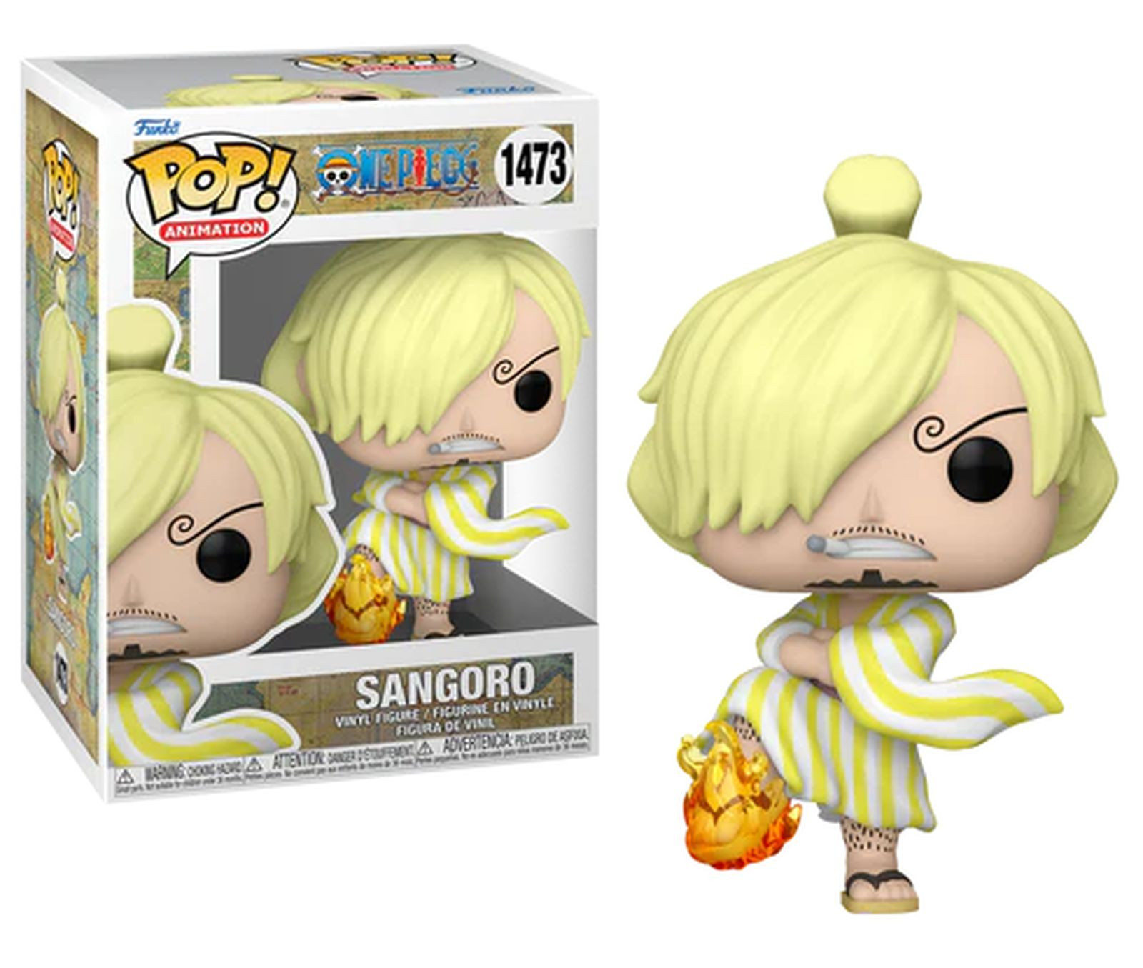 Figurine - Pop! Animation - One Piece - Sangoro - N° 1473 - Funko