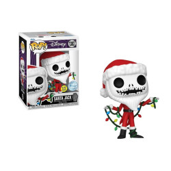 Figurine - Pop! Disney - L'Etrange Noël de Mr Jack - Santa Jack (GITD) - N° 1383 - Funko